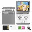 4400+ Portable Nostalgic Games Retro Device 3.5inch IPS Foldable 3300mAh Li-ion Battery 64GB TF Card Expandable 128G  WiFi Silver