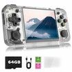 5500+ Classic Games Retro Console with 3.5 Inch IPS Screen 3300mAh Battery 64GB TF Card Built-in HDTV WiFi Bluetooth White