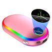 2 in 1 Electric Hand Warmers Rechargeable 10000mAh Power Bank, Winter Hot Hands Heat Pocket Heater, Double-Sided Heating Color Rose Pink