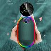 2 in 1 Electric Hand Warmers Rechargeable 10000mAh Power Bank, Winter Hot Hands Heat Pocket Heater, Double-Sided Heating Color Green