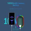 2 in 1 Electric Hand Warmers Rechargeable 10000mAh Power Bank, Winter Hot Hands Heat Pocket Heater, Double-Sided Heating Color Green