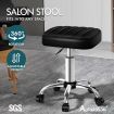 ALFORDSON Salon Stool Square Swivel Barber Hair Dress Chair Gas Lift Lina Black