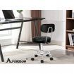 ALFORDSON Salon Stool Backrest Swivel Barber Hair Dress Chair Riley Black