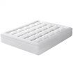 STARRY EUCALYPT Pillowtop Mattress Topper Bamboo White Protector Cover Pad 7cm Queen