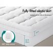 STARRY EUCALYPT Pillowtop Mattress Topper Bamboo White Protector Cover Pad 7cm King