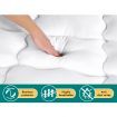 STARRY EUCALYPT Pillowtop Mattress Topper Bamboo White Protector Cover Pad 7cm King