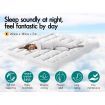STARRY EUCALYPT Pillowtop Mattress Topper Bamboo White Protector Cover Pad 7cm King