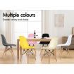 ALFORDSON 4x Dining Chairs Retro Solid Wood Steel White