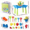 Keezi Kids Sand and Water Table Windmill Shovel Outdoor Sandpit Toys Beach Play