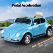 Kids Ride On Car Licensed Volkswagen Beetle Electric Toys Horn Remote 6V Blue