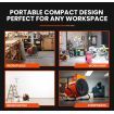 UNIMAC 2400W Electric Space Heater Portable Small Fan Workshop Warehouse Blow Industrial Heating