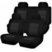 Seat Covers for FORD FALCON FG SERIES 05/2008 - 2016 4 DOOR SEDAN FR BLACK PREMIUM