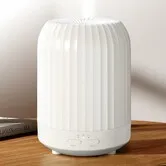 Essential Oil Diffuser for Bedroom, Quiet Humidifiers for Home, Ultrasonic 250ML Small Aroma   Diffuser, for Baby Bedroom, Hotel, Plant, White