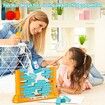 Penguin Board Games Toys, Puzzle Table Games Two-Player Building Pushing Walls for Board Games for Kids Ages 4 to 12