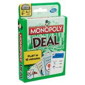 Monopoly Deal Card Game, Quick Playing Card Game for 2 to 5 Players, Game for Families and Kids, Ages 8 and Up