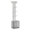 Ball Storage Rack Shelf Garage Shelving Unit Organiser Basketball Football Sports Equipment Display Stand Hook Basket Metal