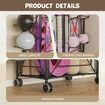 Ball Yoga Mat Storage Rack Garage Shelving Unit Shelves Display Stand Dumbbell Home Gym Organiser Basket Hooks Wheels Metal