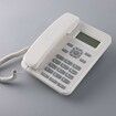 Landline Phones Corded Telephone with Speaker Display Landline Phone Big Button Landline Phones with Caller Identification Telephone, White