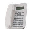 Landline Phones Corded Telephone with Speaker Display Landline Phone Big Button Landline Phones with Caller Identification Telephone, White