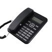 Landline Phones Corded Telephone with Speaker Display Landline Phone Big Button Landline Phones with Caller Identification Telephone, Black