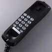 Wall Mounted Telephone Fixed Landline Wall Telephones Perfect for Home and Business Use Simple Caller Re-dial Function Telephone Energy Saving Telephone, Black