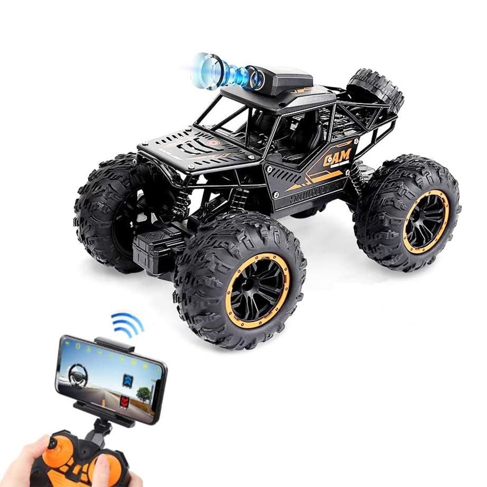 Remote Control Car with Camera High Speed Alloy Off Road Truck Fast Racing Vehicle Electric Hobby