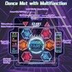 LED Light Dance Music Mat with 6-Button Wireless BT Connect,Music Dance Game Kids Birthday Gifts for Girl Boy,Play Kid Dance Pad