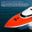 RC Boat,Remote Control Boats for Lake/Pool/Pond,2.4 GHz High Speed Mini Boats,Outdoor Adventure Electric RC Racing Boats for Kids (Red)