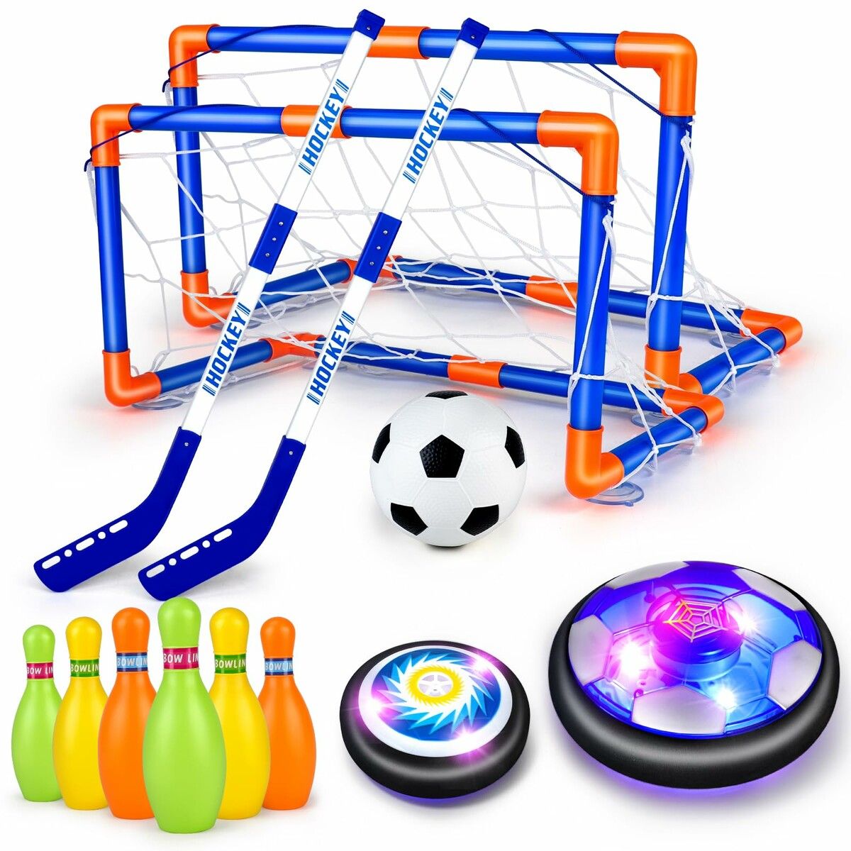 Hover Soccer Ball for Kids,4-In-1 Air Floating Soccer Toy Set ...