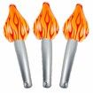 3 PCS Inflatable Torch Fun Torch Inflates For Olympic Games,16Inch Fake Torch Plastic Olympic Torch Prop For Olympic Party Decorations Medieval Luau Themed Party Sports Competitions