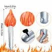 3 PCS Inflatable Torch Fun Torch Inflates For Olympic Games,16Inch Fake Torch Plastic Olympic Torch Prop For Olympic Party Decorations Medieval Luau Themed Party Sports Competitions