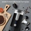 New Coffee Maker Electric Capsule Ground Coffee Brewer Portable Coffee Machine Fit Coffee Powder and Coffee Capsule