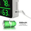 Sound Level Meter with Large LED Display Decibel Temperature Humidity Wall Hanging Noise Monitor