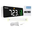 Sound Level Meter with Large LED Display Decibel Temperature Humidity Wall Hanging Noise Monitor