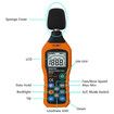 LCD Digital Audio Decibel Meter Sound Level Meter Noise Level Meter Sound Monitor dB Meter Noise Measurement Measuring 30 dB to 130 dB A/C Mode (Batteries Not Include)