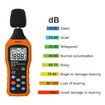 LCD Digital Audio Decibel Meter Sound Level Meter Noise Level Meter Sound Monitor dB Meter Noise Measurement Measuring 30 dB to 130 dB A/C Mode (Batteries Not Include)