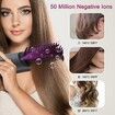 Cordless Hair Straightener Brush,Rechargeable Portable Straightening Brush for Women, Mini Negative Ion Hot Comb for Travel 3 Temperature Settings