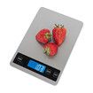 Food Scale, Digital Kitchen Scale Weight Grams and oz for Cooking Baking, 10kg/1gPrecise Graduation, Stainless Steel and Tempered Glass (Silver)