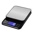 Kitchen Scale with 0.1g/0.001oz High Precision, Bakery Scale with% Percentage Function, Capacity 5kg/11lbs, Full-View Angle LCD with Backlight, Stainless Steel