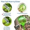 Plant Watering Dispenser,10Pcs Plant Watering Devices,Premium Plant Automatic Waterer, Indoor Outdoor Plant Self Watering Spikes,Pot Flower Self Watering Bulbs (Green)