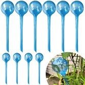 Plant Watering Globes,10pcs Plastic Plant Automatic Water Bulbs Flower Self Feeder Balls Irrigation Device Auto Waterer Planter Insert Stakes