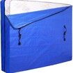 Queen Size Mattress Bag 8 Handles Extra Thick Reusable Storage Cover Wide Opening Zippers Moving Mattress Bag Protector Blue