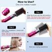 Large Firm Smoothing Brush for Dyson Airwrap Styler, Hair Styling Comb Attachment, Pink