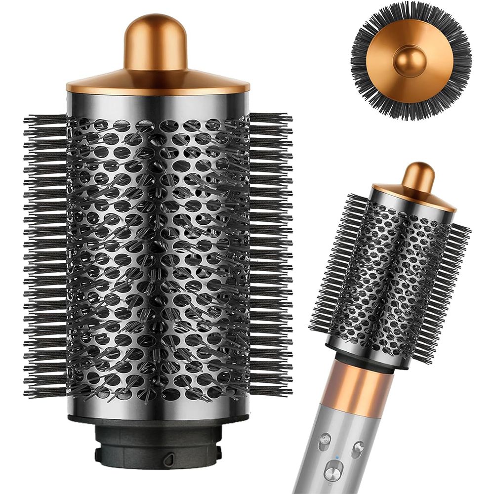 Large Round Volumizing Brush for Dyson Airwrap Attachments, Fluff up and Volumize for Styling