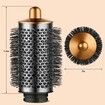 Large Round Volumizing Brush for Dyson Airwrap Attachments, Fluff up and Volumize for Styling