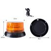Solar Powered LED Strobe Lights Wireless Waterproof Yellow Beacon Portable Rotating Warning Lights for Vehicles Tow Trucks School Buses