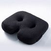 Seat Cushions for Office Chairs, Tailbone Relief Cushion for Office, Home Chair, Car, Wheelchair, Hip, Coccyx, Sciatic (Black)