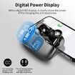 Wireless Earbuds Bluetooth 5.3 Headphones Bass Stereo Ear Buds with Noise Cancelling Mic LED Display in Ear Earphones IP7 Waterproof 36H Playtime