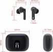 Wireless Earbuds Bluetooth 5.3 Headphones Bass Stereo Ear Buds with Noise Cancelling Mic LED Display in Ear Earphones IP7 Waterproof 36H Playtime