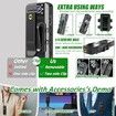 HD 1080P Body Camera with Audio Video Recording, 180 Degree Rotating Lens IR Night Vision for Civilians Police Law Enforcement
